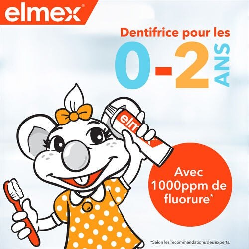 elmex baby toothpaste 0-2 years 1000ppm fluoride advantage