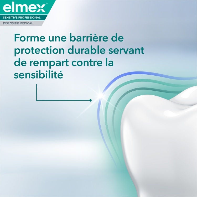 Forme une barriére de protection durable servant de rempart contre la sensibilité