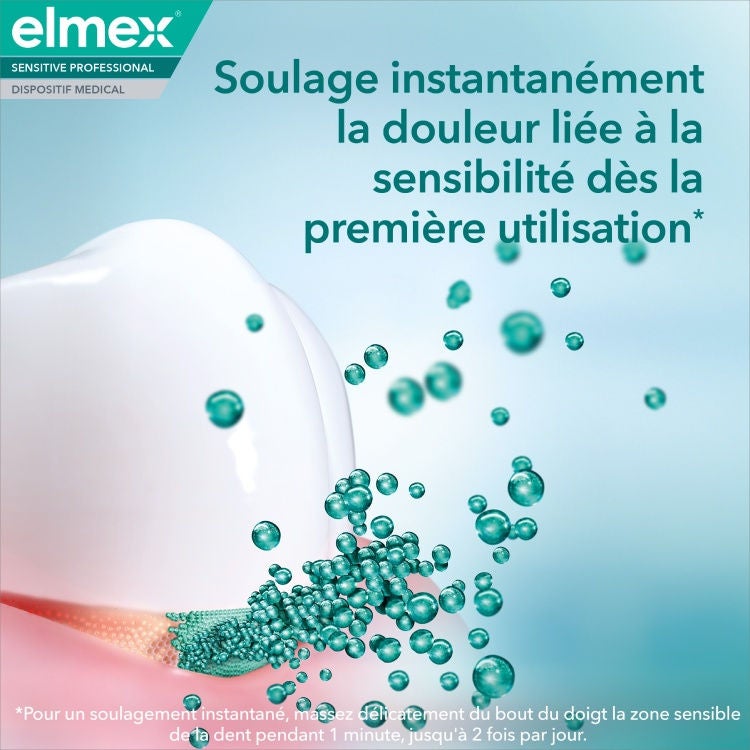 Soulage instantanément la douleur liée á la sensibilité des la permiére utilisation