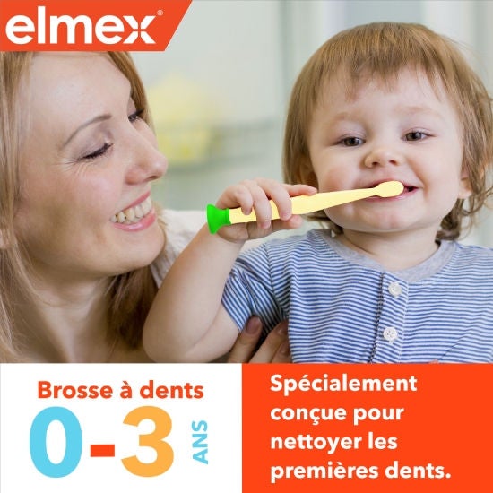 Brosse à dents pour enfants de 0 à 3 ans