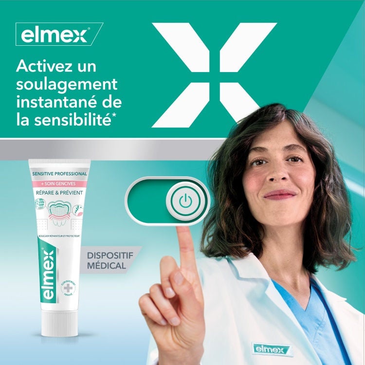 Activez un soulagement instantané de la sensibilité
