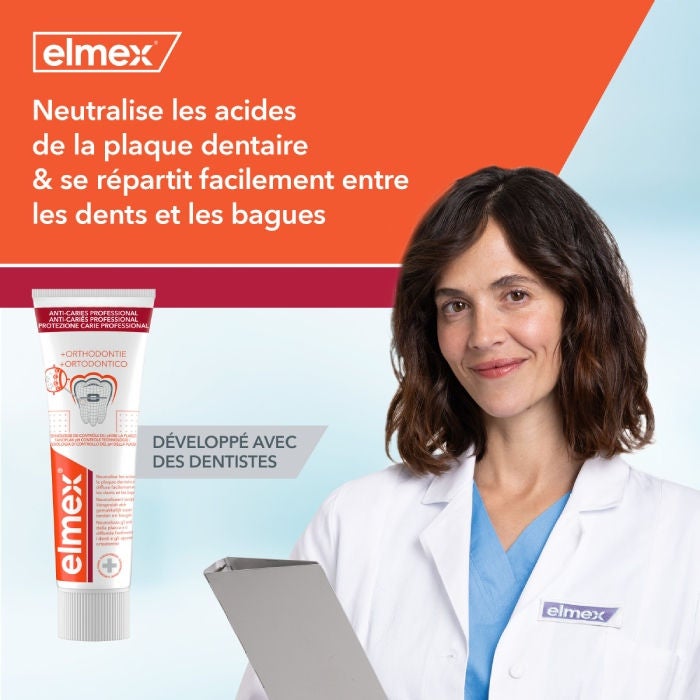 Dentifrice Anti-Caries Professional Orthodontie benefit 1