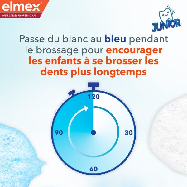 Dentifrice elmex® Anti-Caries Professional Junior Color Changing