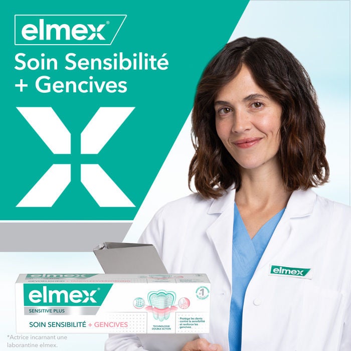 Dentifrice elmex® Sensitive Plus Soin Sensibilité + Gencives