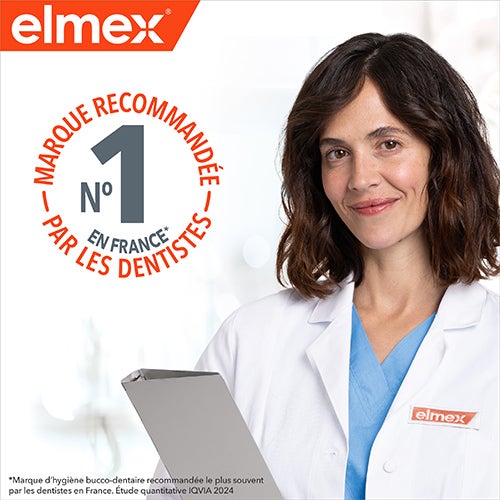 elmex anti caries dentifrice numéro un recommandé par le dentiste bénéfice